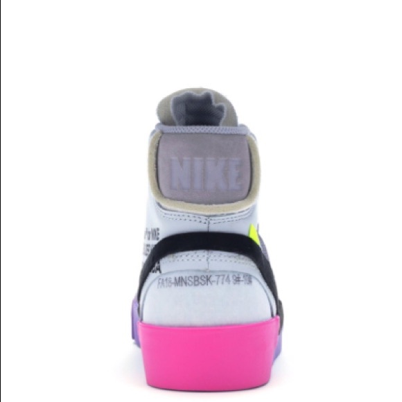 Nike Blazer Mid Off-White Wolf Grey Serena Queen - Picture 4 of 6